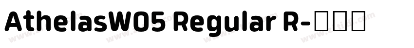 AthelasW05 Regular R字体转换